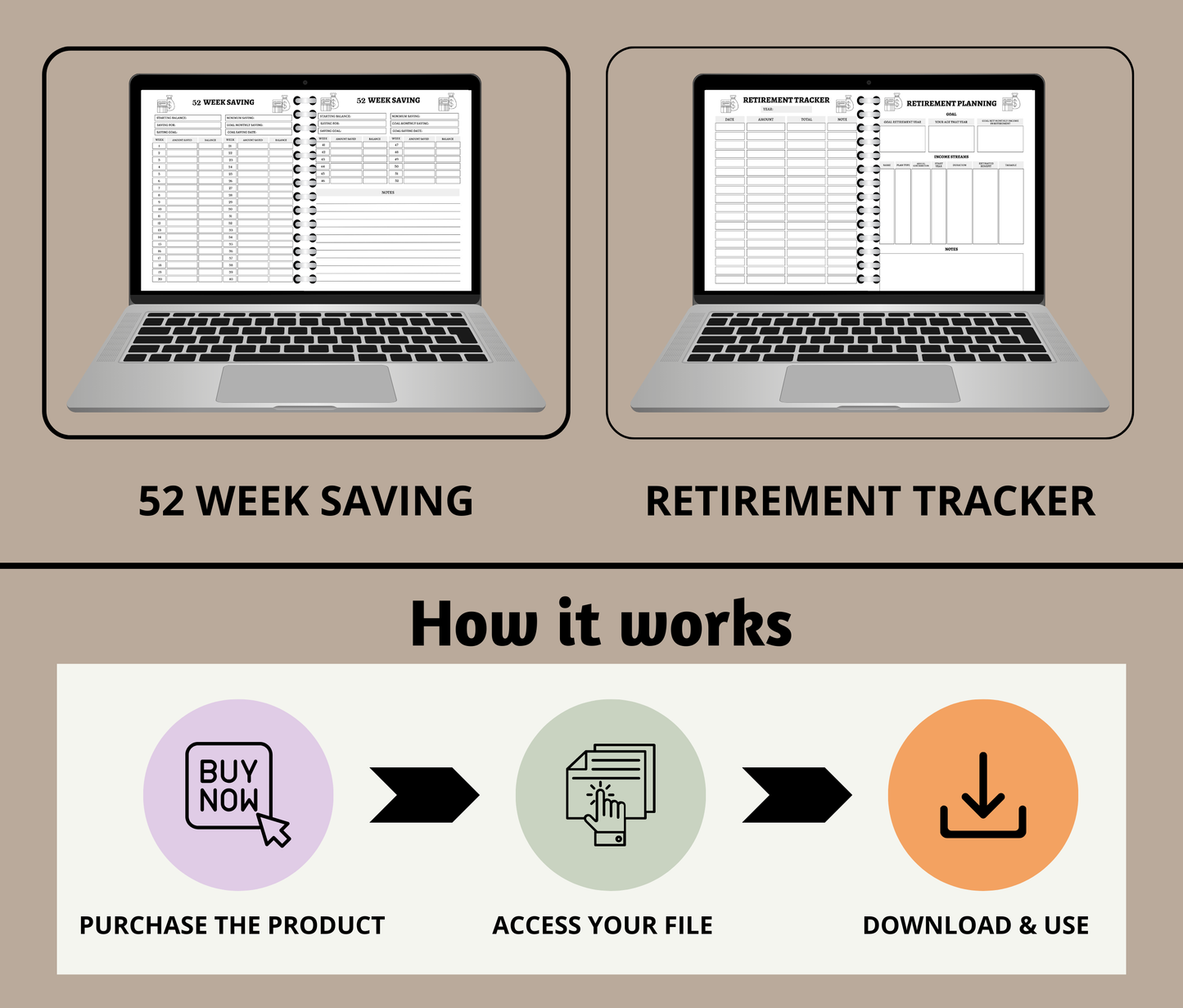 Digital Budget Planner & Finance Tracker | All-in-One Printable PDF for GoodNotes, Notability, & More | Financial Goal Planner
